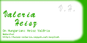 valeria heisz business card